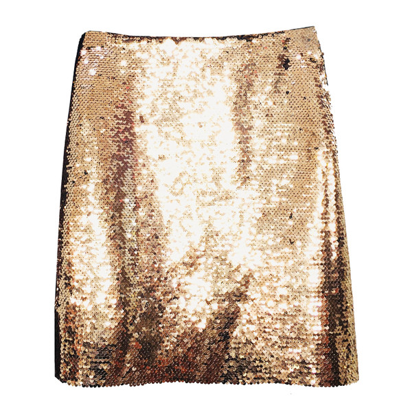 Stílusos női szoknya flitterekkel, magas derékkal több színben