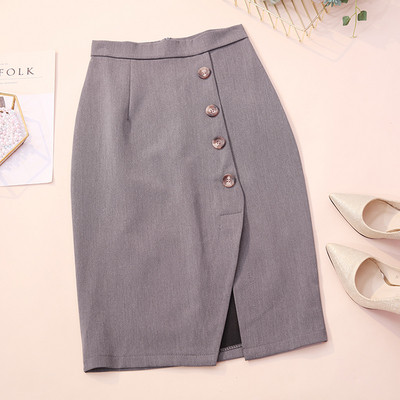 Modern női szoknya többféle színben, gombokkal