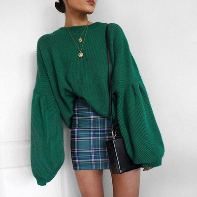 Divatos női dáma kerek nyakkivágással, három színben