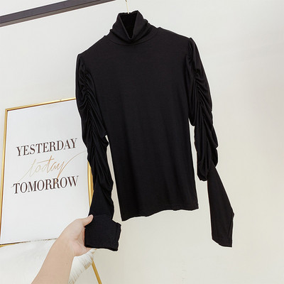 Modern női blúz pólógallérral több színben