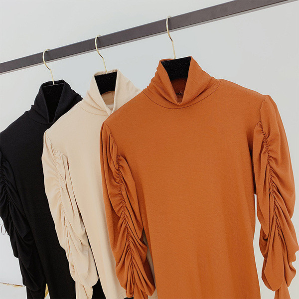 Modern női blúz pólógallérral több színben