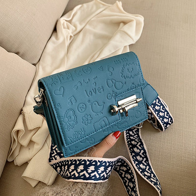 Modern női táska fém elemmel több színben