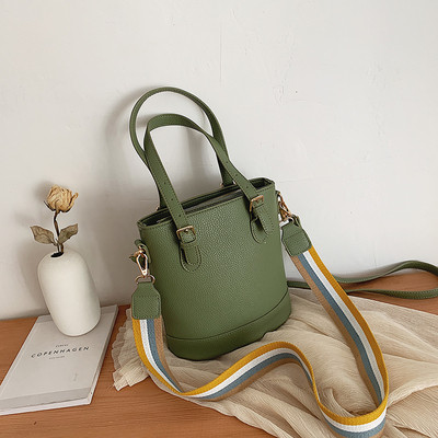 Modern női táska hosszú és rövid fülekkel, többféle színben