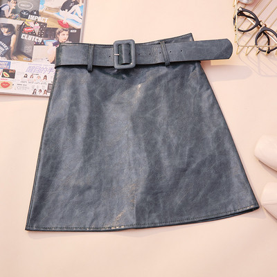 Modern női szoknya több színben eco bőrből