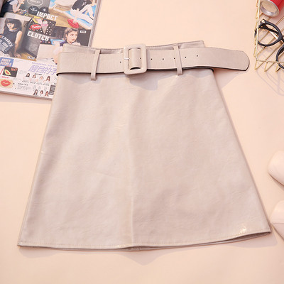 Modern női szoknya több színben eco bőrből