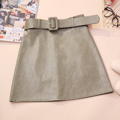 Modern női szoknya több színben eco bőrből