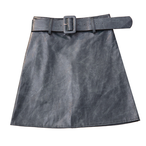 Modern női szoknya több színben eco bőrből