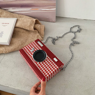 Új modell női táska lánccal több színben