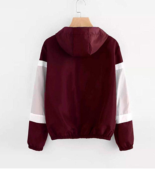 Nappali női pulóver kapucnival és nyakkendővel, három színben