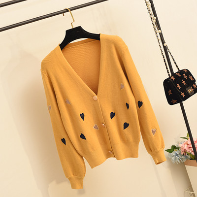 Modern női mellény V-nyakkal és szívecskékkel több színben