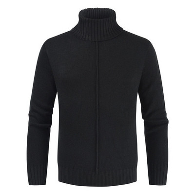 Alkalmi férfi pulóver magas gallérral, többféle színben