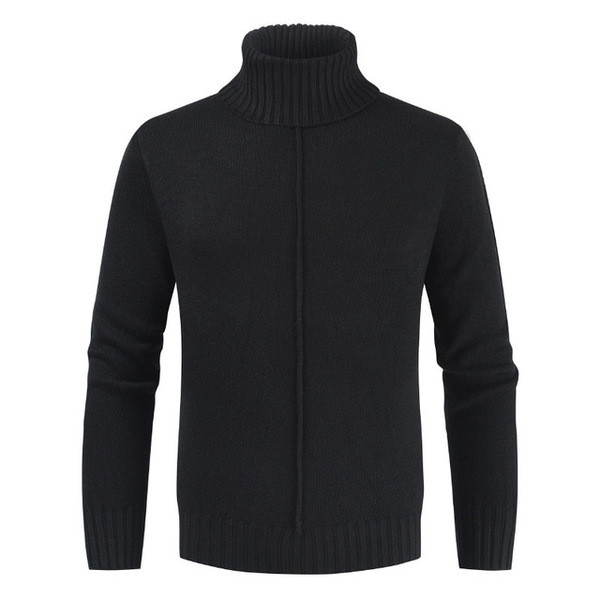 Alkalmi férfi pulóver magas gallérral, többféle színben