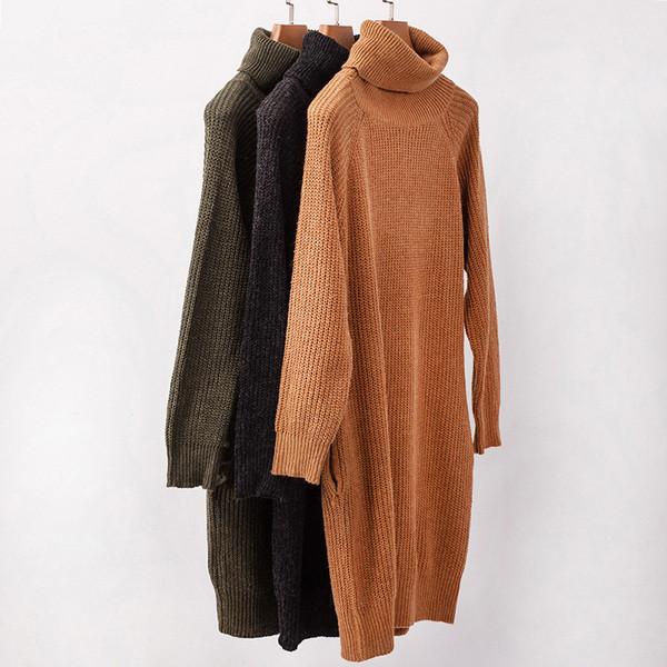 Női alkalmi ruha zsebbel és pólógallérral