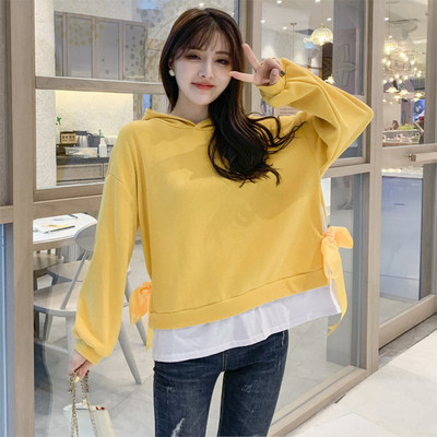 Hétköznapi női pulóver új modellje kapucnival több színben