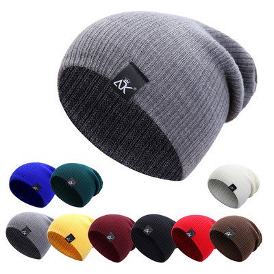 Casual  χειμερινό ανδρικό καπέλο σε διάφορα χρώματα