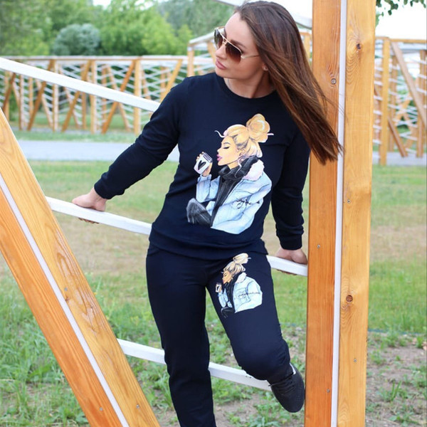 ÚJ modell női szett szürke és fekete felrakással