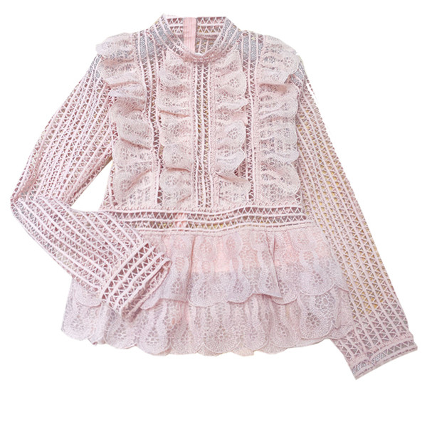 A női csipkeblúz három színű