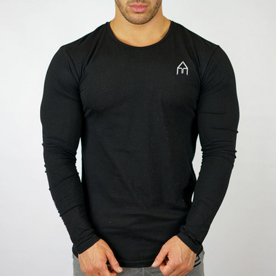 Alkalmi férfi blúz, hosszú ujjú fehér és fekete színben