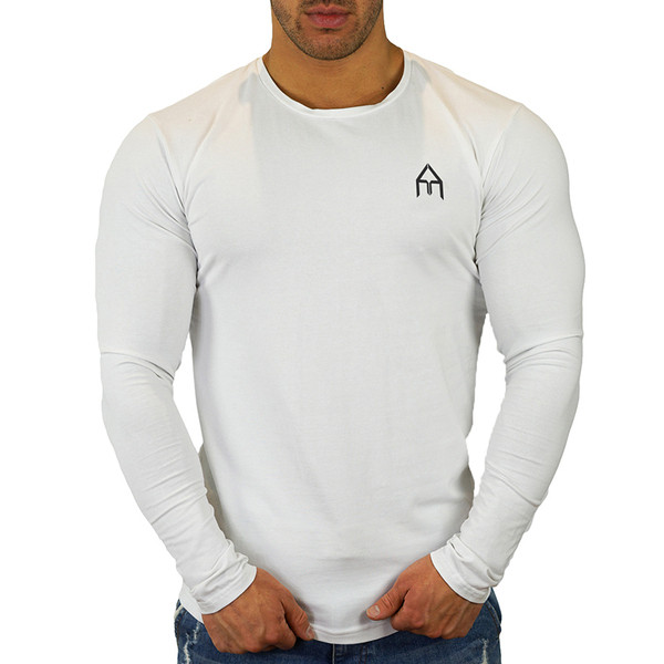 Alkalmi férfi blúz, hosszú ujjú fehér és fekete színben