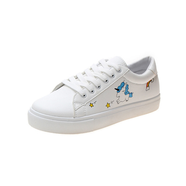 Alkalmi női tornacipő fehér rátéttel