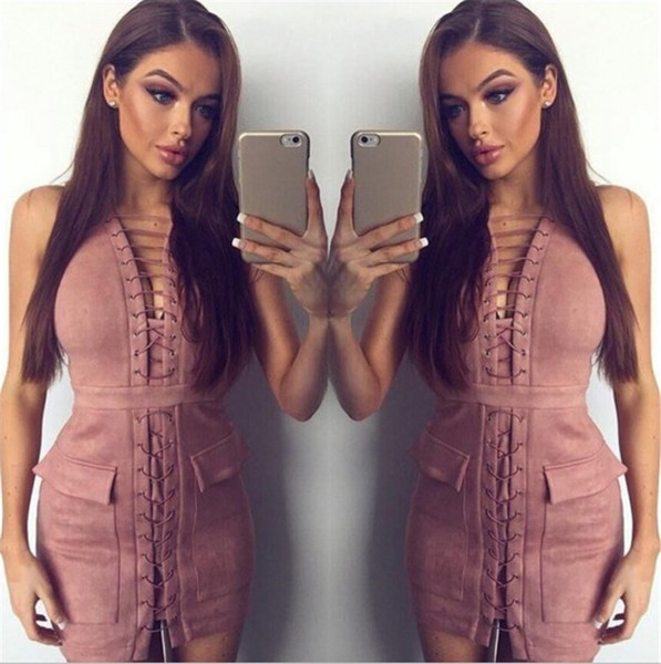 Modern női ruha nyakkendővel és zsebbel, két színben