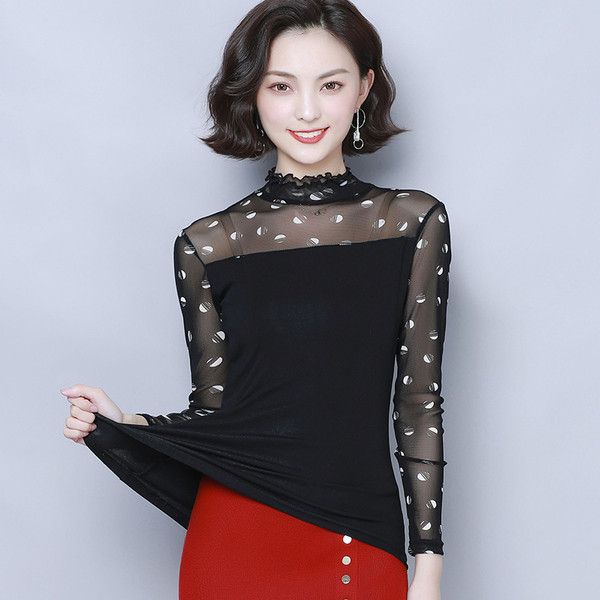 Új modell női blúz két színben, hosszú ujjal