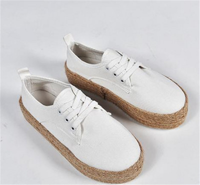 Modern női alkalmi cipő fűzős három színben