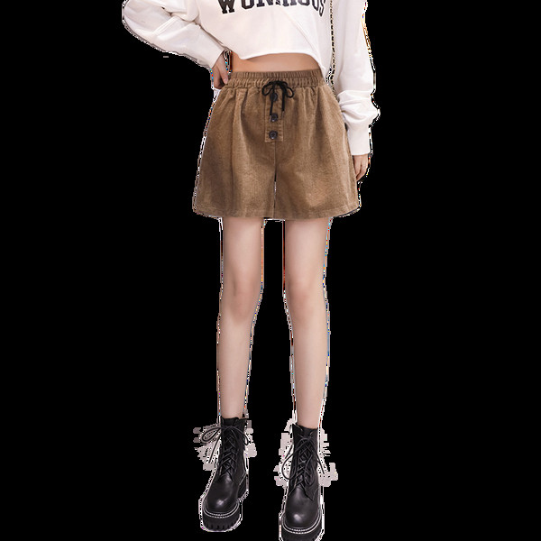 Pantaloni moderni de dama cu nasturi si cravate in mai multe culori