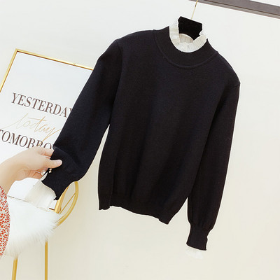 Modern női pulóver gyöngyökkel több színben