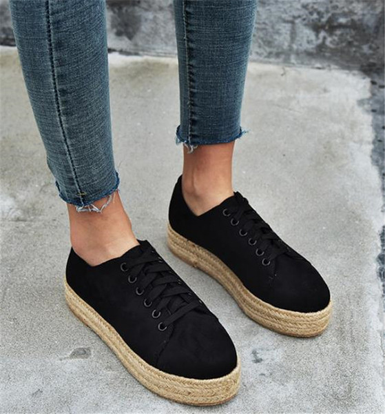 Női alkalmi sportcipő nyakkendővel, három színben