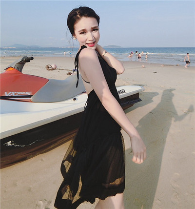 Női csipkeruha spitz nyakkivágással, három színben