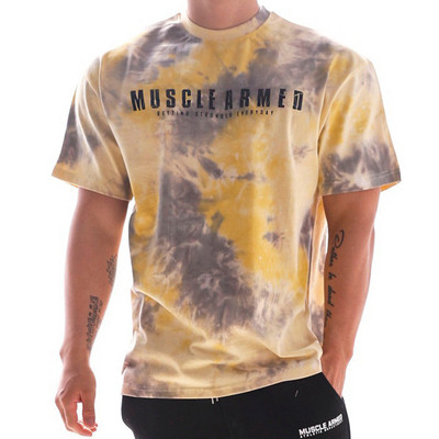 Három színben, feliratos, rövid ujjú férfi hétköznapi póló