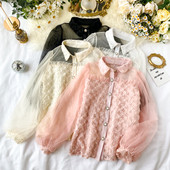 Cămașă modernă de damă cu mâneci sigilate în mai multe culori