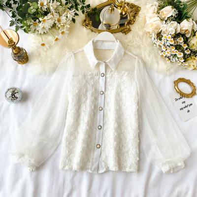 Cămașă modernă de damă cu mâneci sigilate în mai multe culori