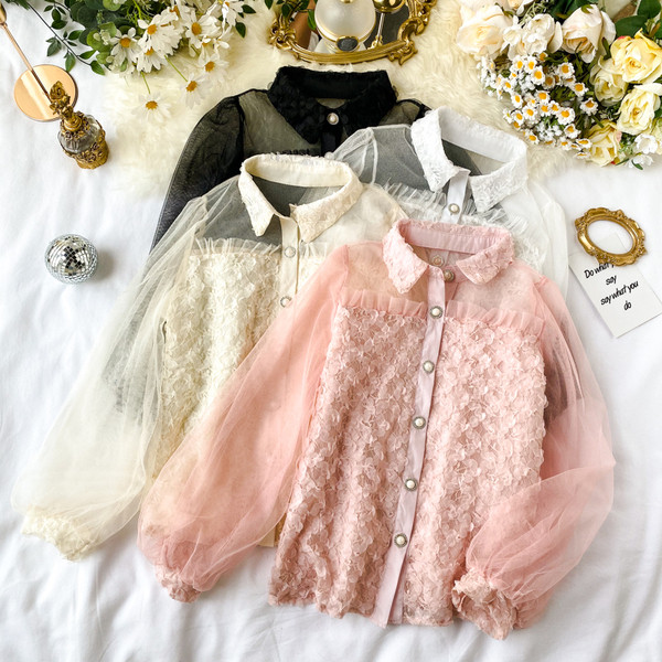 Cămașă modernă de damă cu mâneci sigilate în mai multe culori