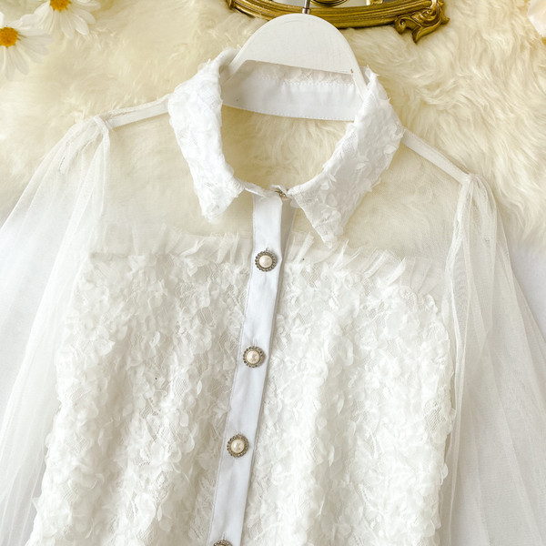 Cămașă modernă de damă cu mâneci sigilate în mai multe culori