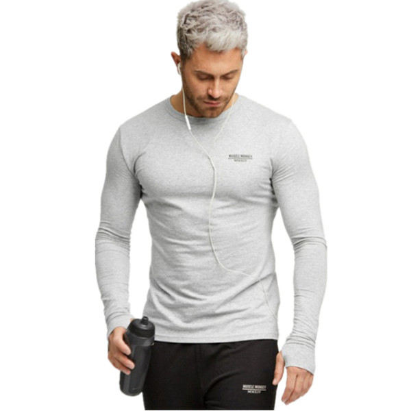 Bluză casual pentru bărbați, cu decolteu oval și mâneci lungi