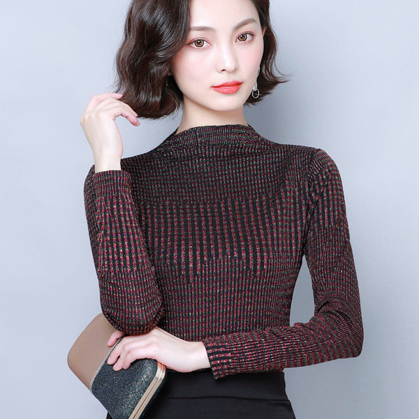 Modern női blúz három színben illeszkedő modell