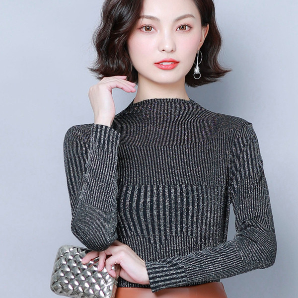 Modern női blúz három színben illeszkedő modell