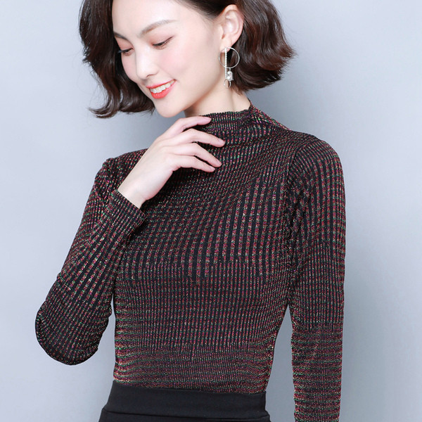 Modern női blúz három színben illeszkedő modell