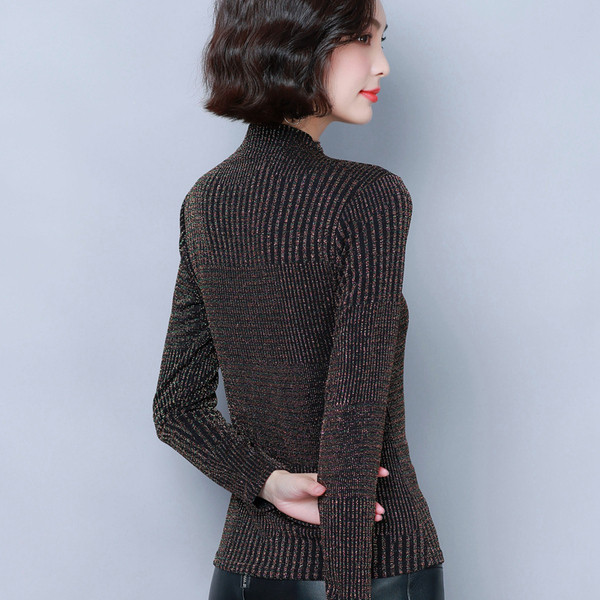 Modern női blúz három színben illeszkedő modell