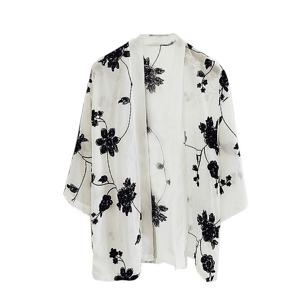 Floral μοτίβο  γυναικείο παεό σε δύο χρώματα