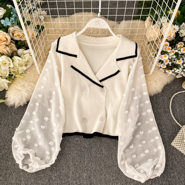 Γυναικεία μπλούζα με κολάρο και κουμπιά σε τρία χρώματα