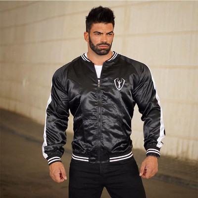 Modern férfi őszi eke cipzárral és nyomattal több színben