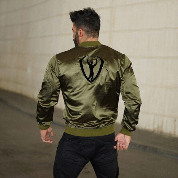 Modern férfi őszi eke cipzárral és nyomattal több színben