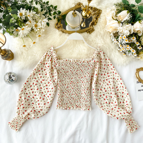 Bluză de damă modernă cu umerii goi și mâneci largi în mai multe culori