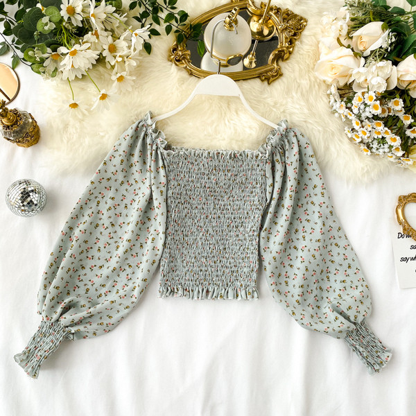 Bluză de damă modernă cu umerii goi și mâneci largi în mai multe culori