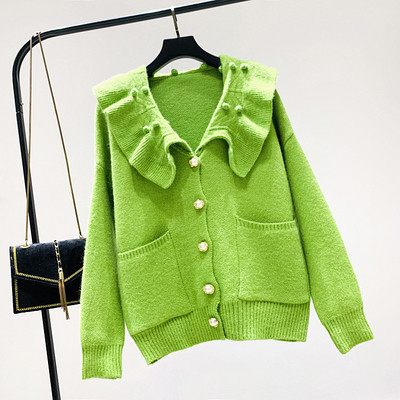 Vesta de dama cu buzunare si decolteu spitz in trei culori