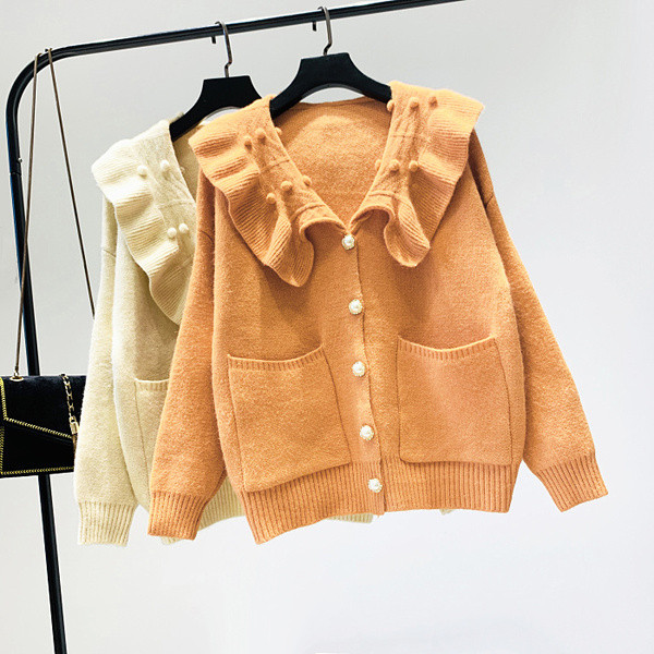 Vesta de dama cu buzunare si decolteu spitz in trei culori