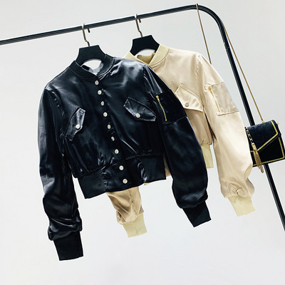 Geaca casual dama cu talie elastica in trei culori